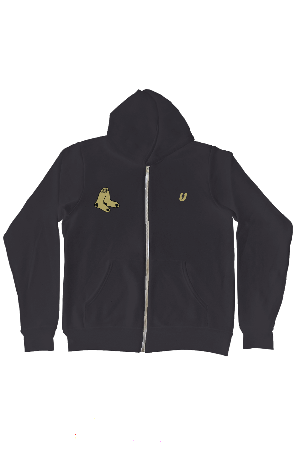 Gold Sox Classic Zip Up Hoodie