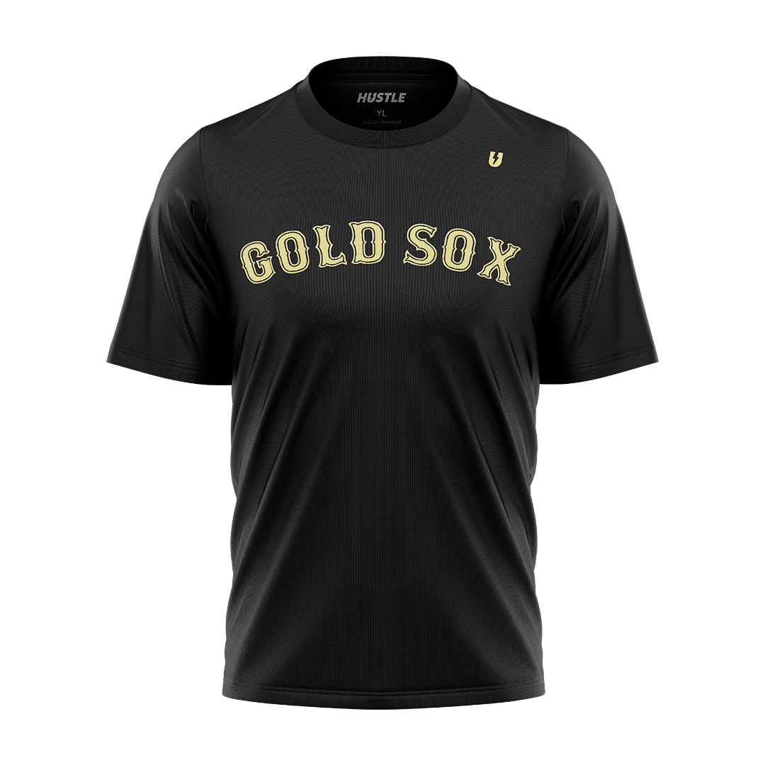 Gold Sox Performance T-Shirt (Black)
