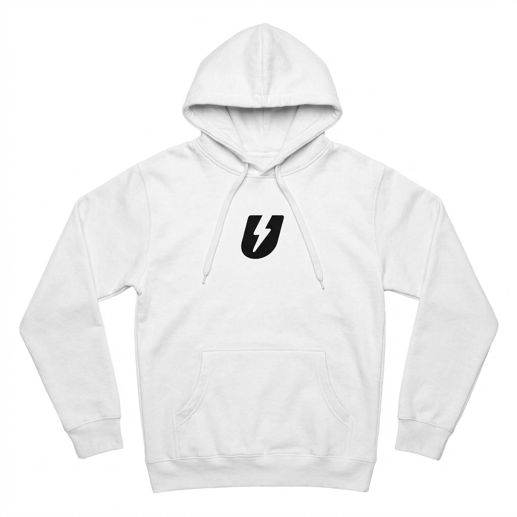 Hustle "Icon" Hoodie (White)